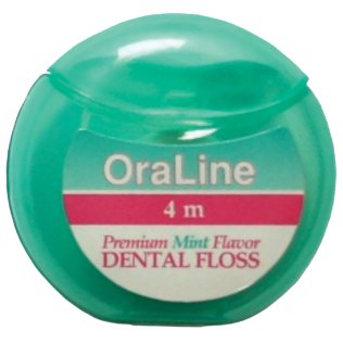 OraBrite Premium PTFE Floss, Mint Flavor, 4 Meters, Waxed